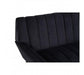 Savina 2 Seat Black Sofa - Modern Home Interiors