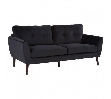 Solstice 3 Seat Black Sofa - Modern Home Interiors