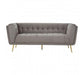 Harita 3 Seat Grey Velvet Sofa - Modern Home Interiors