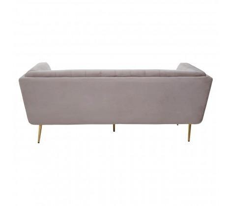 Harita 3 Seat Mink Velvet Sofa - Modern Home Interiors