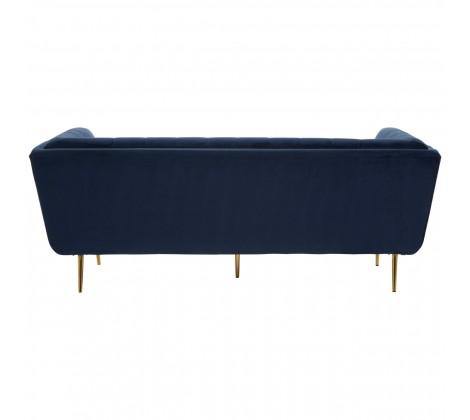 Harita 3 Seat Blue Velvet Sofa - Modern Home Interiors