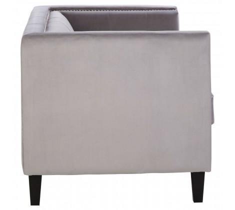 Felisa 2 Seat Grey Velvet Sofa - Modern Home Interiors