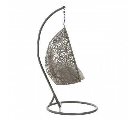 Garden / Conservatory Egg Hanging Chair by Premier - Grey - Modern Home Interiors