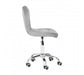 Rolling Home Office Chair - Grey Velvet - Modern Home Interiors