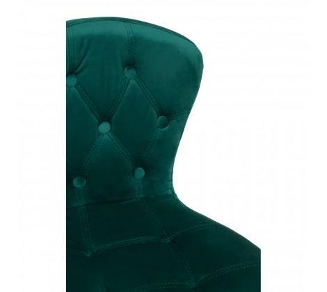 Rolling Home Office Chair - Green Velvet - Modern Home Interiors
