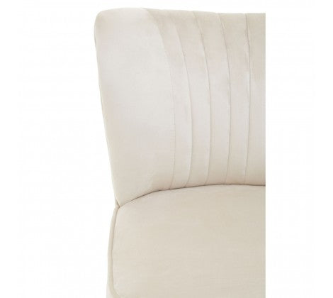 Regents Park Mink Velvet Chair - Modern Home Interiors