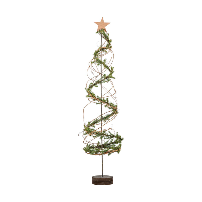 Christmas Tree Spiral with Log Base