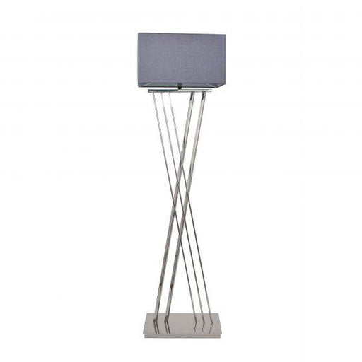 RV Astley Roma Nickel Floor Lamp - Modern Home Interiors