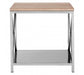 Chiswick Polished Stainless Steel Lamp Table - Modern Home Interiors