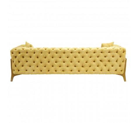 Esme Yellow 3 Seater Sofa - Modern Home Interiors