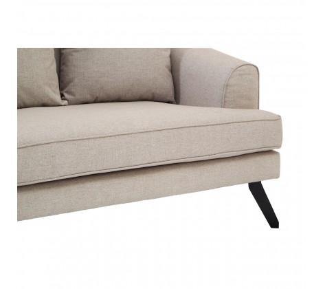 Mylo Three Seater Natural Fabric Sofa - Modern Home Interiors