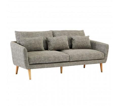 Alto 3 Grey Fabric Seater Sofa - Modern Home Interiors