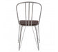 District Grey Metal And Elm Wood Chair - Modern Home Interiors