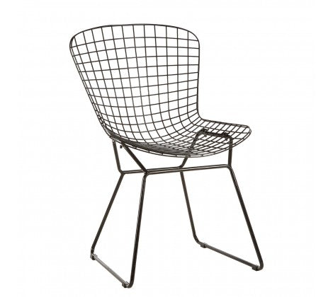 District Black Metal Wire Chair - Modern Home Interiors