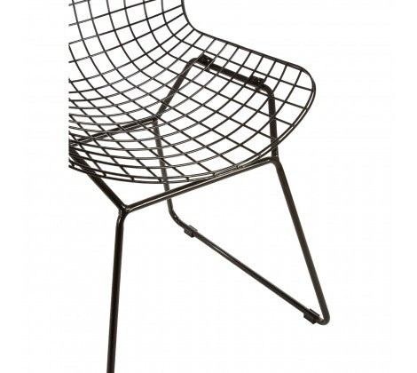District Black Metal Wire Chair - Modern Home Interiors