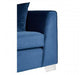 Rashika Dark Blue Velvet 3 Seat Sofa - Modern Home Interiors