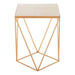 Shalmiar Square Marble Top Side Table - Modern Home Interiors