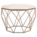 Shalimar Octagon White Marble Coffee Table - Modern Home Interiors