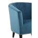 Doucet Blue Velvet Chair - Modern Home Interiors