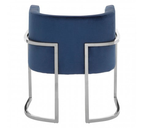 Eliza Dining/Accent Chair - Blue - Modern Home Interiors