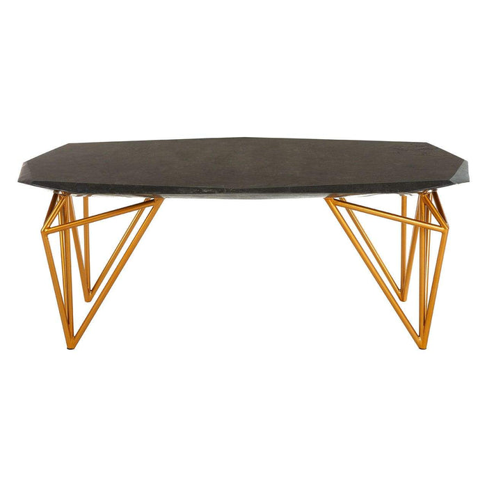 Relic Black Marble Coffee Table - Modern Home Interiors
