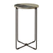 Templar Black and White Marble / Iron Table - Modern Home Interiors