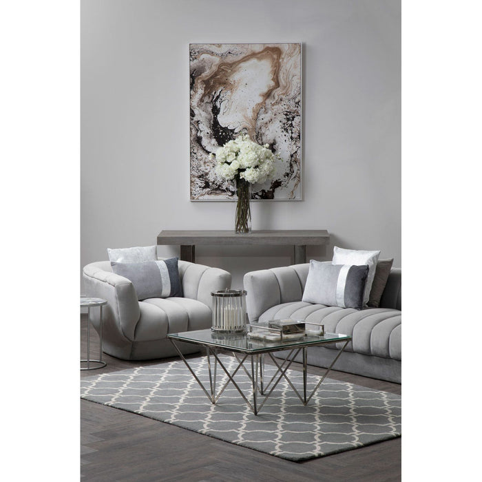 Kenton Velvet Upholstered Ultra Modern Chair - Modern Home Interiors