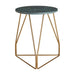 Corra Green Marble Top End Table - Modern Home Interiors