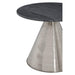 Martini Table with Grey Marble Top - Modern Home Interiors