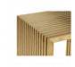 Horizon Square Edge Gold Side Table - Modern Home Interiors