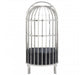 Horizon Cage Design Occasional Chair - Silver - Modern Home Interiors