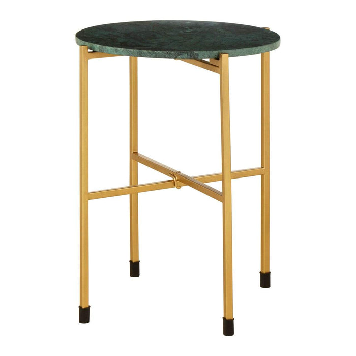 Templar Green Marble Top Side Table - Modern Home Interiors