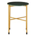Templar Green Marble Top Side Table - Modern Home Interiors