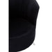 Maci Black Velvet Tub Chair - Modern Home Interiors