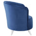 Maci Blue Velvet Tub Chair - Modern Home Interiors