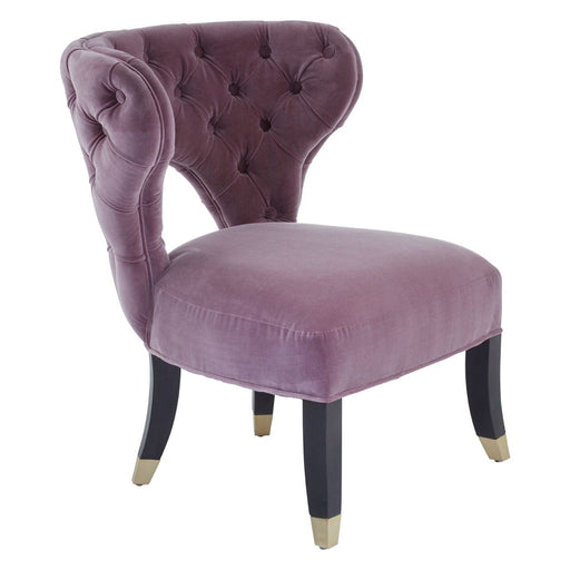 Villi Lilac Upholstered Boutique Chair - Modern Home Interiors