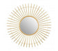 Beauly Round Wall Mirror with Gold Trim - Modern Home Interiors