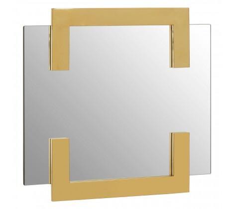 Modern Wall Mirror with Gold Trim | Modern Home Interiors