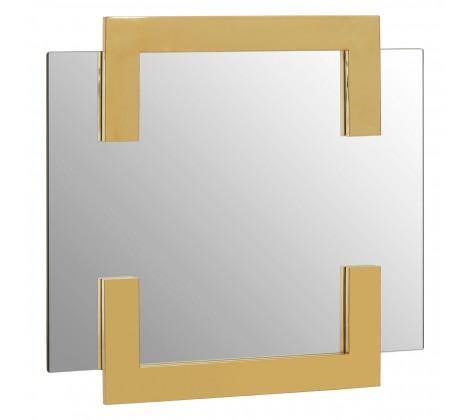 Deana Modern Wall Mirror with Gold Trim - Modern Home Interiors