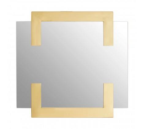 Deana Modern Wall Mirror with Gold Trim - Modern Home Interiors