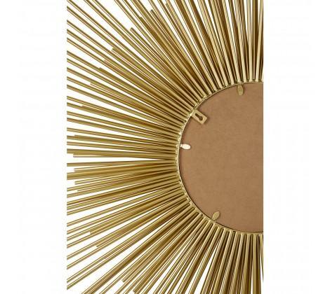 Cristi Gold Finish Wall Mirror - Modern Home Interiors