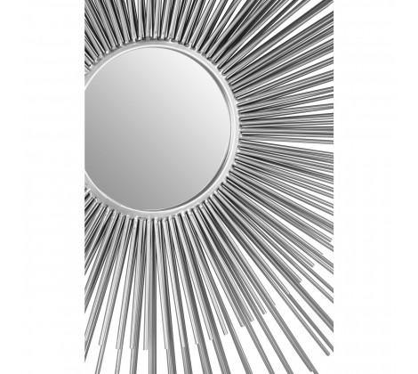 Cristi Silver Finish Wall Mirror - Modern Home Interiors