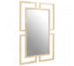 Regusa Modern Wall Mirror with Gold Trim - Modern Home Interiors