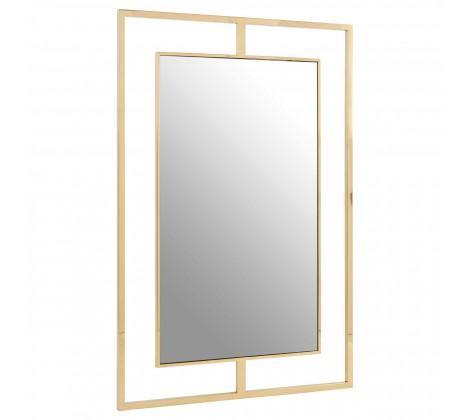 Rimini Modern Wall Mirror with Gold Trim - Modern Home Interiors