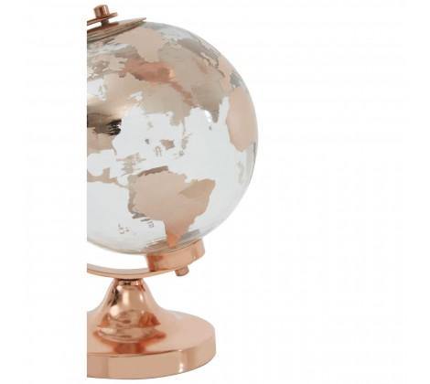Churchill Copper Finish Glass Globe - Modern Home Interiors
