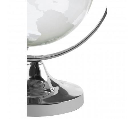 Churchill Silver Finish Glass Globe - Modern Home Interiors