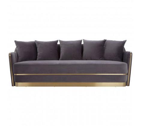 Shea 3 Seater Velvet Plush Sofa - Modern Home Interiors