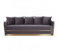 Shea 3 Seater Velvet Plush Sofa - Modern Home Interiors