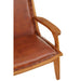 Kendari Brown Leather Chair - Modern Home Interiors