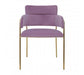 Tamzin Pink Velvet Dining Chair - Modern Home Interiors